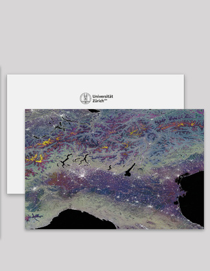 Festtagskarte Schnee 2025 - DE/EN