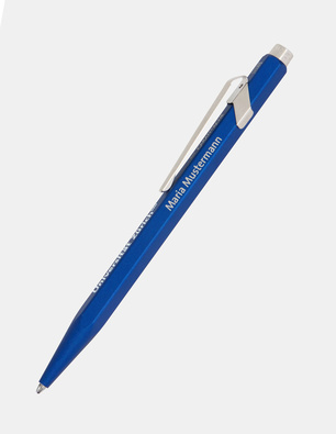 ::PERSONALISIED: Ballpoint pen box UniVersum incl. CdA ballpoint pen blue