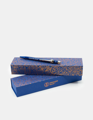 Ballpoint pen box UniVersum incl. CdA ballpoint pen blue